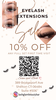 enjoy 10% off your first visit