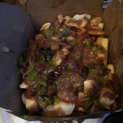 Poutine (remix with bacon and green chile) / it's heavens