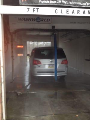 Truly touch free wash for your car.