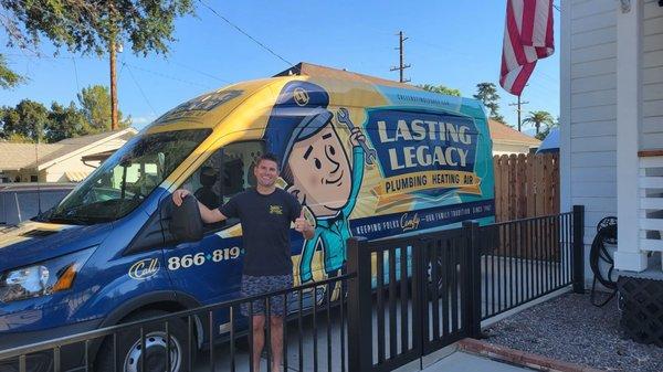 Colby from Lasting Legacy Plumbing and Heating