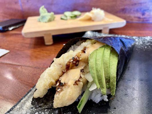 Shrimp Temp Hand Roll