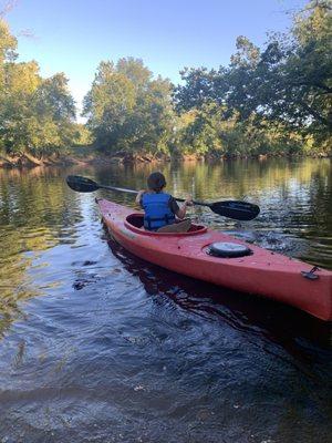 10 year old kayaking!