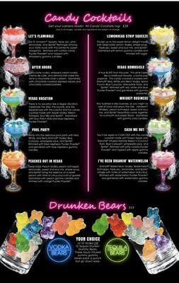 Candy cocktails