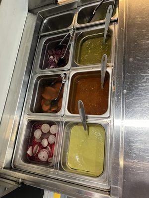 Salsa bar