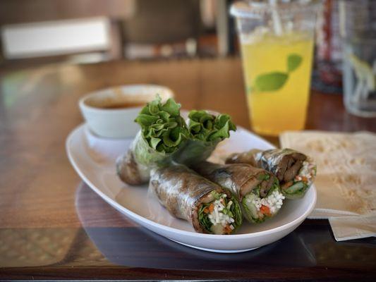 Pork summer rolls