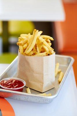 Fresh-cut fries.