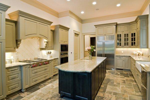 Traditional styled naturally inspired kitchen.