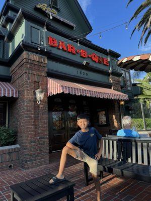 Per Bday Boys request. Bbq ribs at Lucille's BBq for dinner 09.16.24