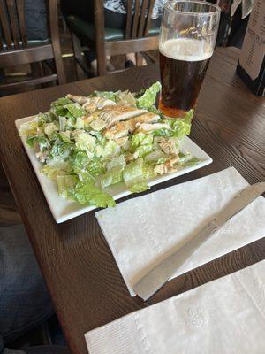 Chicken Caesars salad