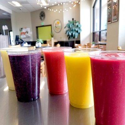 Made to order real fruit slushies & smoothies.