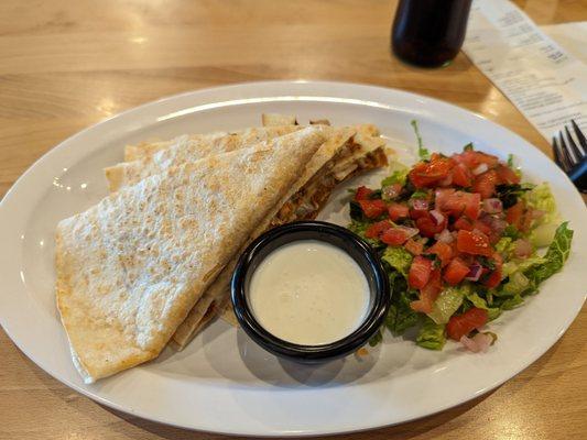 Quesadilla con pollo