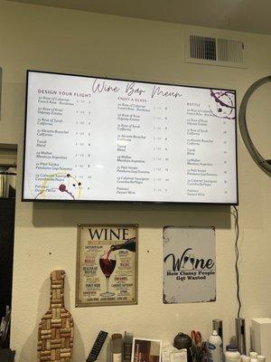 Wine list