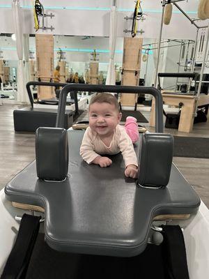 My baby is doing Pilates since she was in my belly