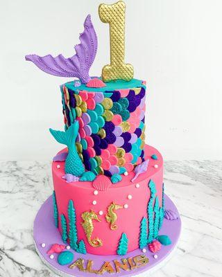 Desserts Englewood NJ | Mermaid themed Custom Cake