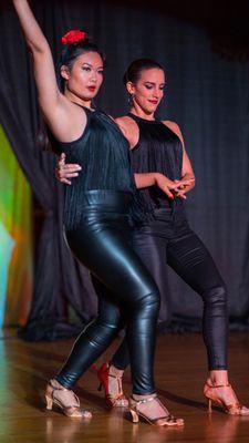 Bachata performance with Paz