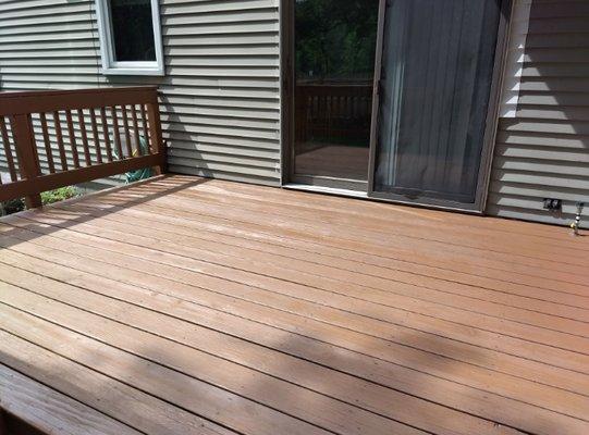 Ace Handyman Services Capital District Saratoga Region Deck Re-Paint