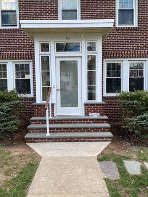 New enclosed front porch