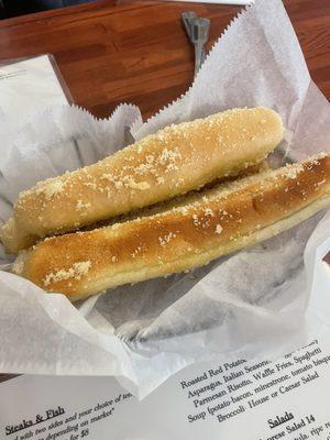 Complimentary breadsticks. So good!