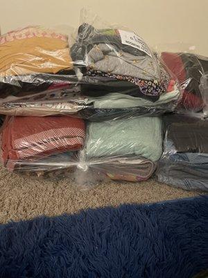 My folded clothes!