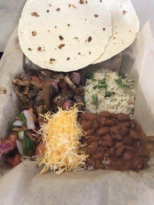 Fajita platter