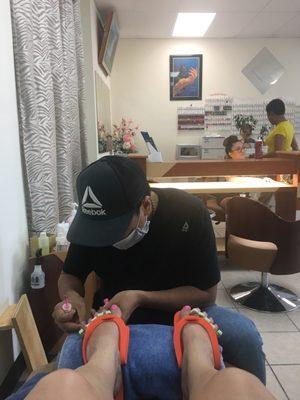 Pedi time!