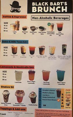 Drink Menu