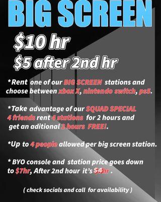 Take advantage of our SQUAD SPECIAL