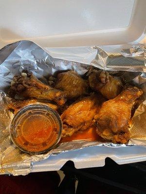 Hot Garlic Hot Chicken Wings