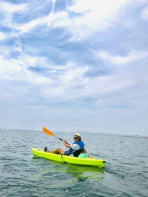 Kayaking on the bay