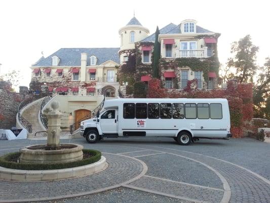 Ride-On Bus at Justin Winery