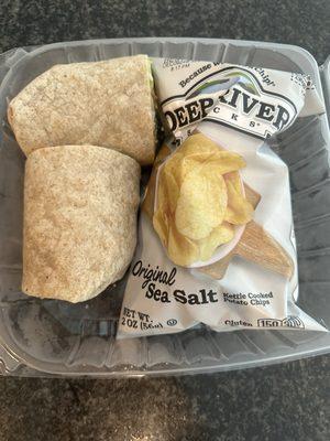 Tuna wrap-came with chips