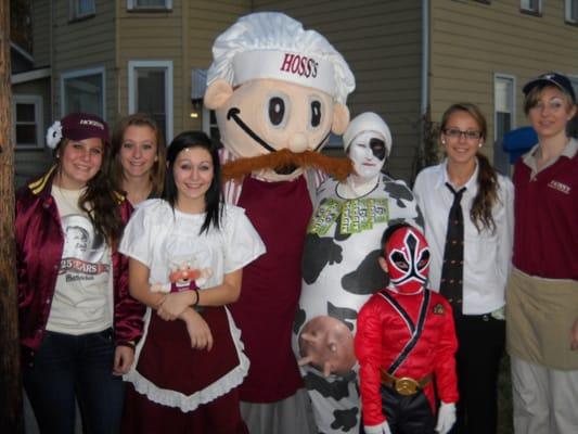 Hoss's supports the local community during the annual Halloween Parade.