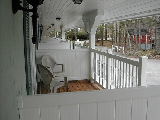 Our new porches