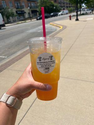 Peach megabomb tea