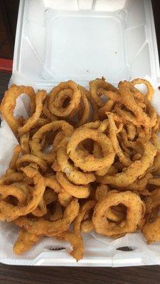 Fresh onion rings