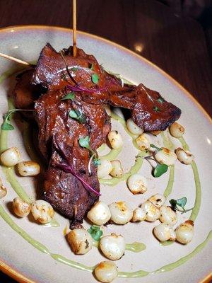 Beef tenderloin anticuchos  IG@eatanddrinkhouston