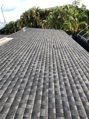 Dimensional shingle re roof