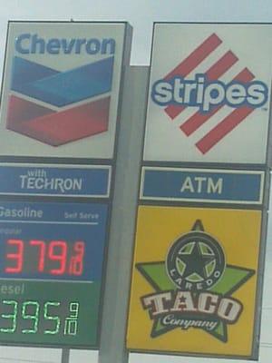 Today's gas price