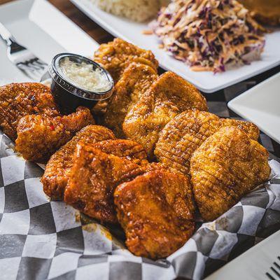 Korean Fried CHicken - Breast. Momo's Award Winning Korean fried chicken traditionally fried to create its signature skin.