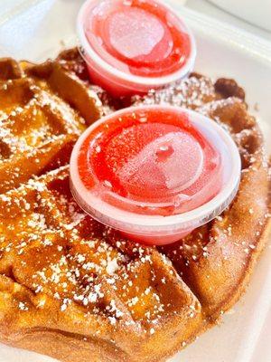 Guava waffles