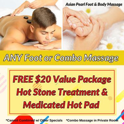 ANY Foot or Combo Massage