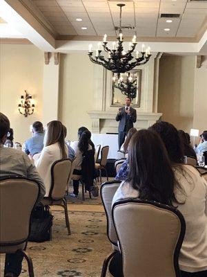 Senator Mike McGuire at the Professional Development Day. There's so much happening in Sonoma County.