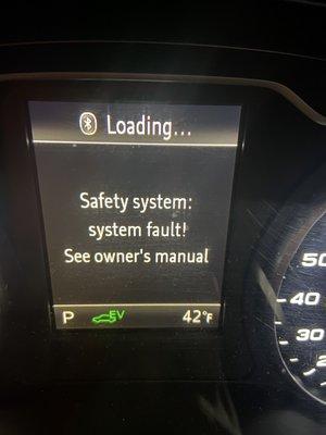 Safety features malfunctioning