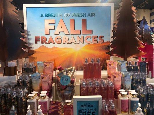 New fall fragrances