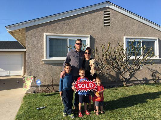 New homeowners! Cypress home sold.