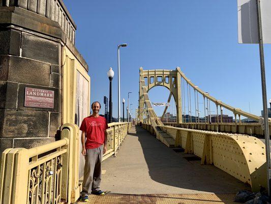 This Roberto Clemente Bridge is a historical landmark.