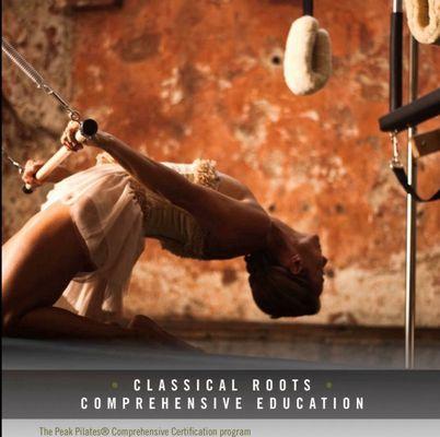 Bodies by Pilates is a Peak Pilates Education center and provides Teacher certifications for Level 1, II & III comprehensives.