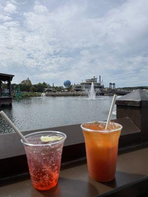 Hot air balloon and some margarita