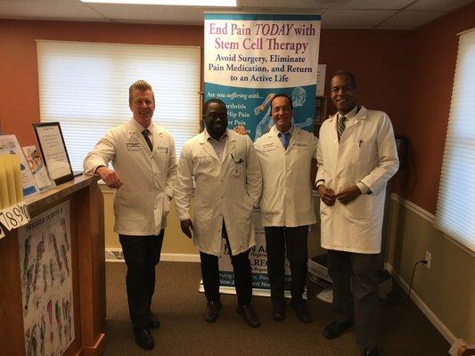 Dr Ryan,   Dr Mensah,  Jaskewich PA,  Dr Lloyd