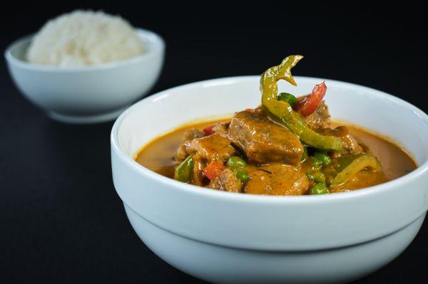 Panang Curry with Rice